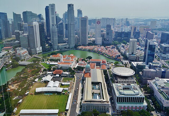 Singapore Marina Bay skyline